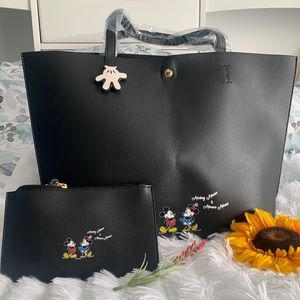 Mickey Mouse Tote Bag w/ Wrist Wallet